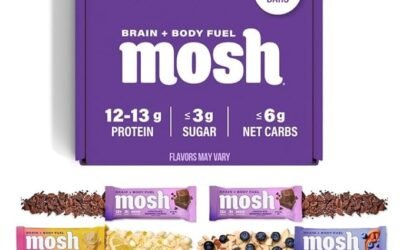 MOSH Protein Bars Variety Pack – 6 Count