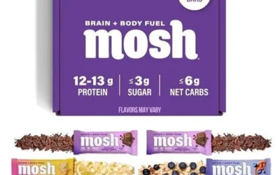 MOSH Protein Bars Variety Pack – 6 Count