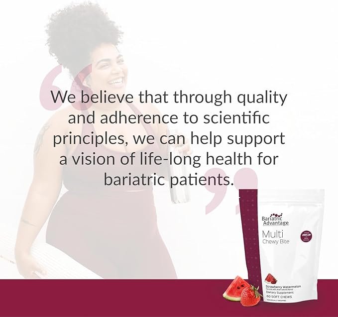 Bariatric Advantage Multi Chewy Bite – Strawberry Watermelon – 60 Count - Image 3