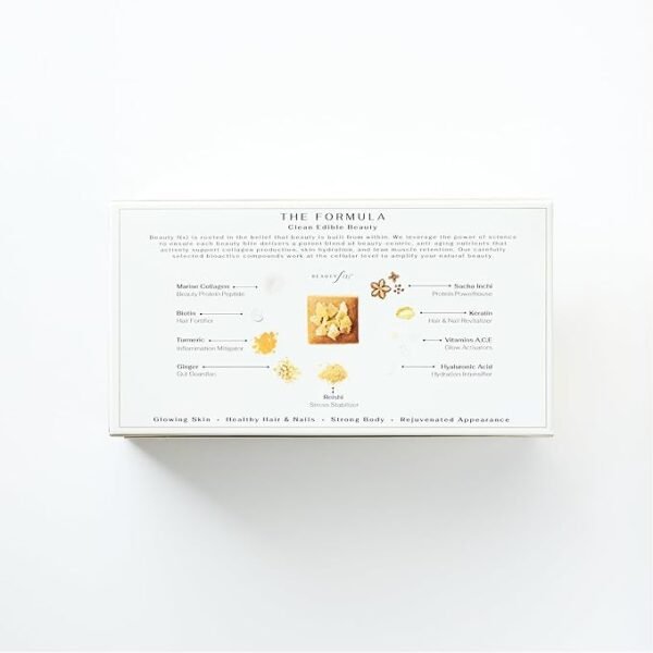Beauty FX Collagen Protein Bars – Lemon Ginger Turmeric – 12 Pack - Image 3