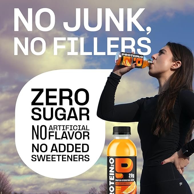 Protein2o Hydration Drink Orange Mango 20g - Image 5