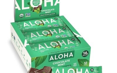 ALOHA Protein Bars Chocolate Mint – 12 Pack