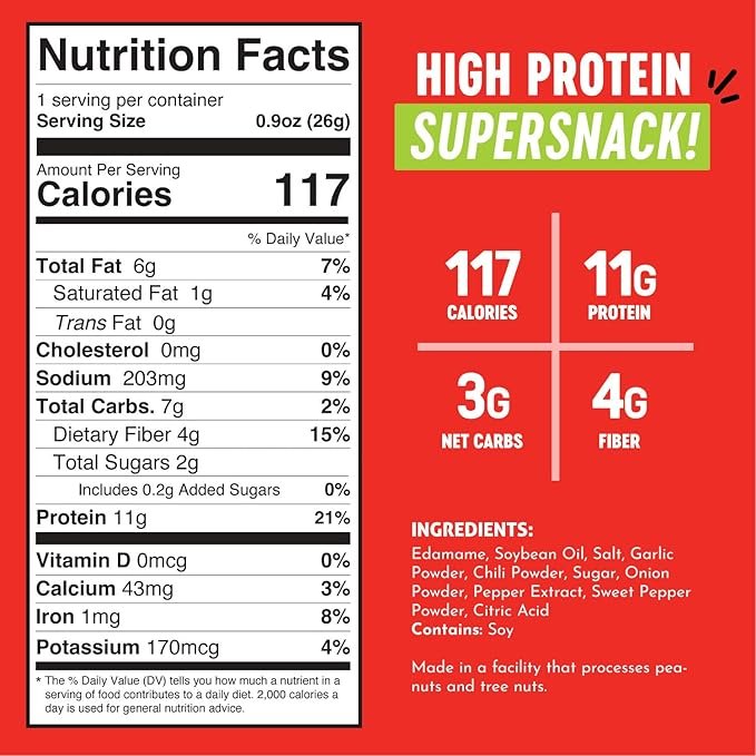 The Only Bean Crunchy Edamame, 10 Pack - Image 3