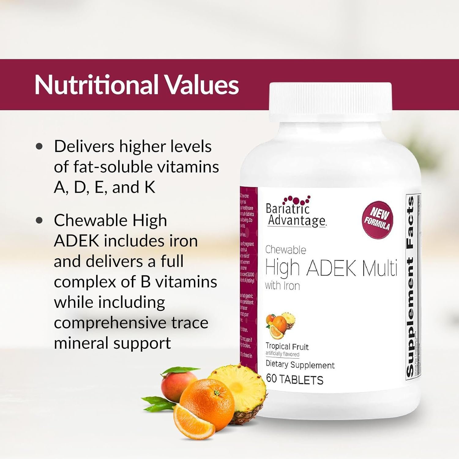 Bariatric Advantage Chewable High ADEK Iron - Image 4