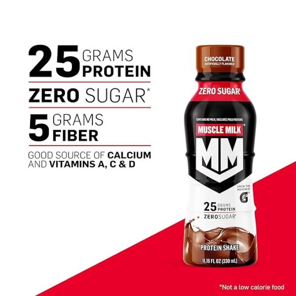 Muscle Milk Protein Shake Chocolate 25g - Image 5