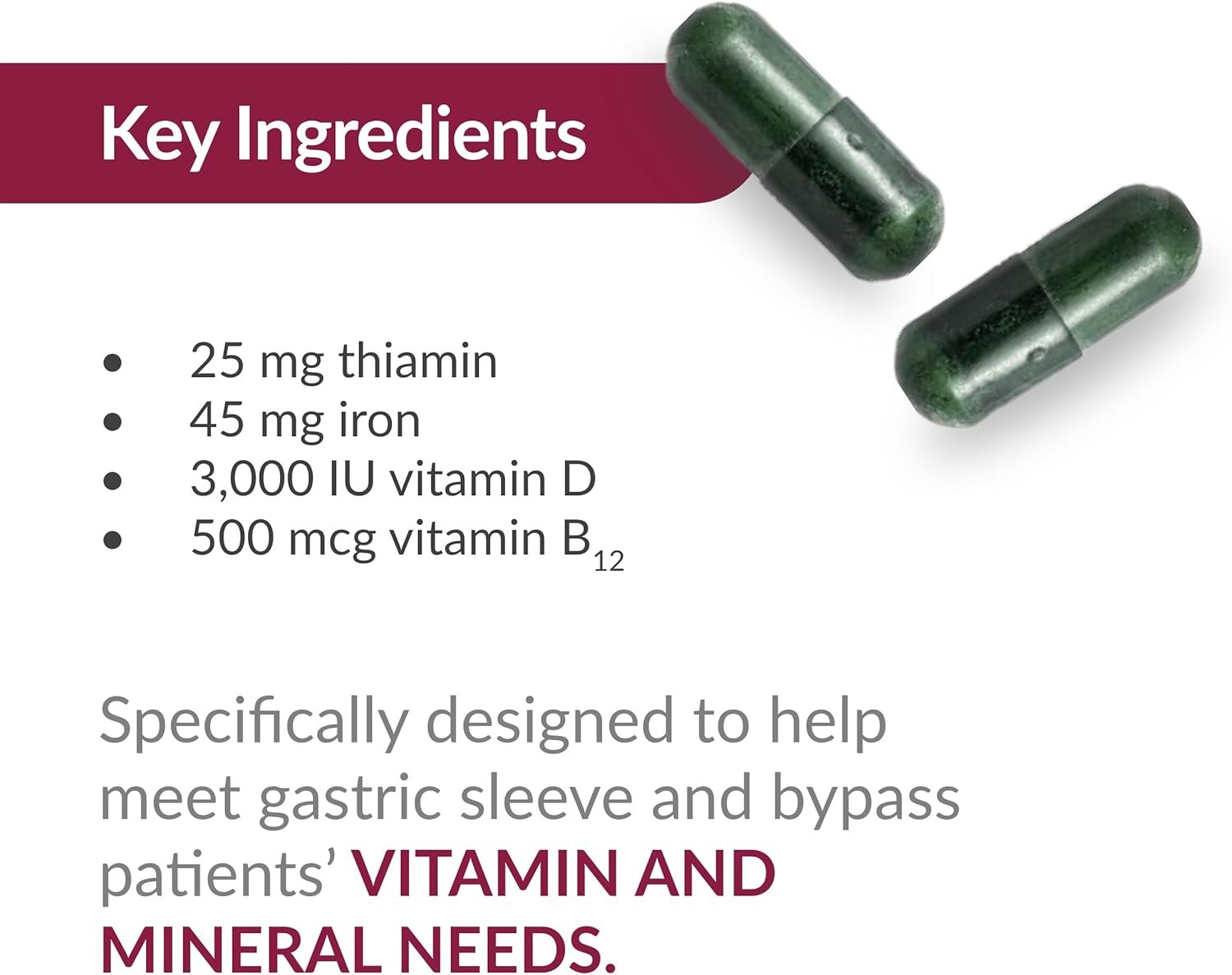 Bariatric Ultra Solo Multivitamin with Iron - Image 4