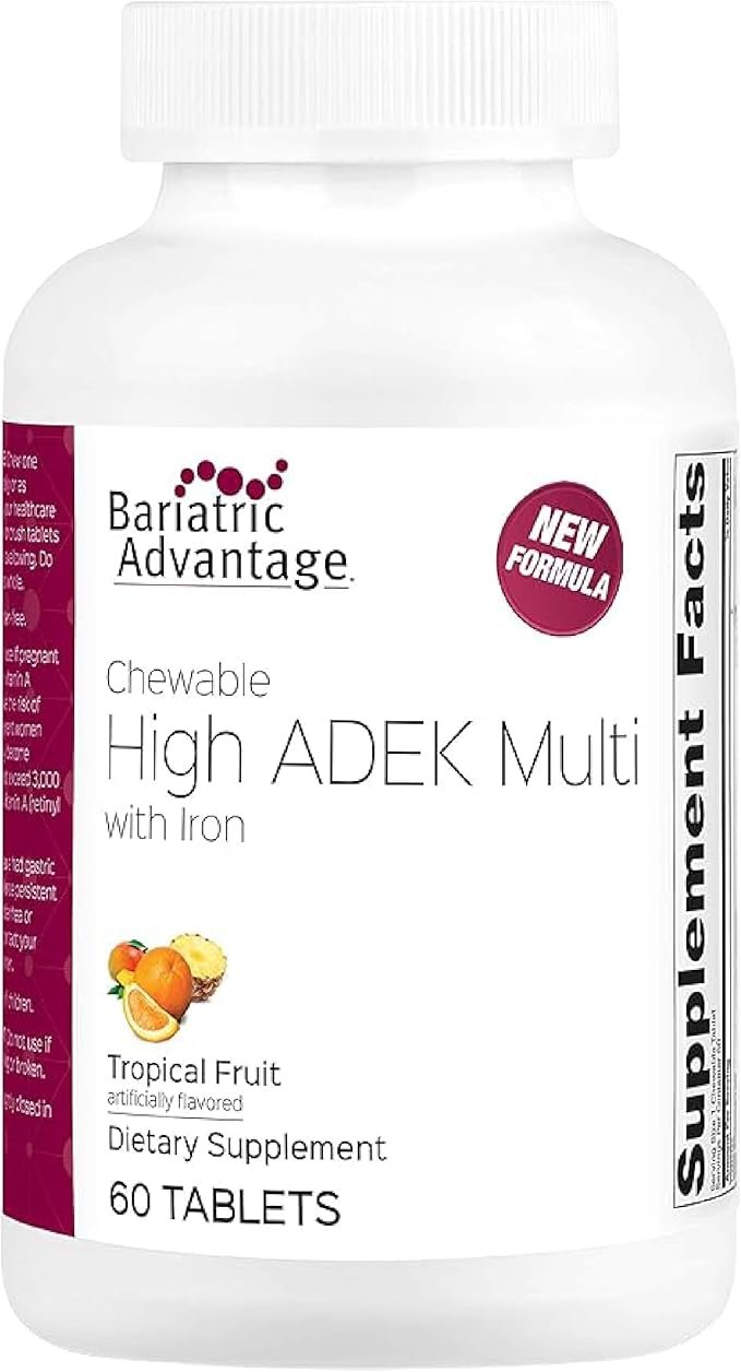 Bariatric Advantage Chewable High ADEK Iron