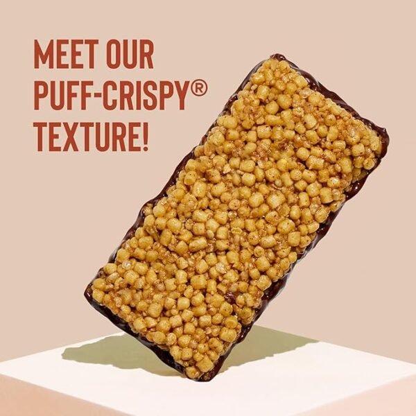 Mezcla Puff Crispy Protein Bars – Hazelnut Chocolate – 12 Pack - Image 4