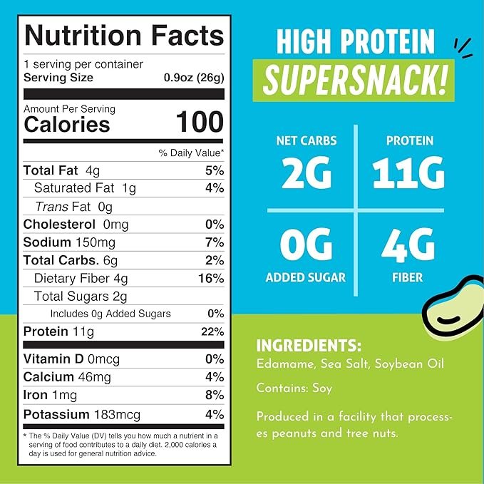The Only Bean Edamame Snack, 10 Pack - Image 2