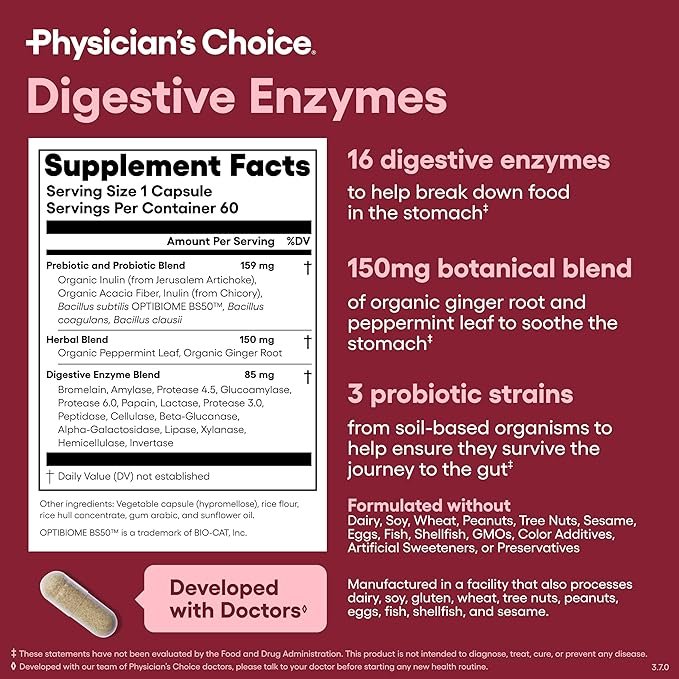 Digestive Enzymes + Probiotics, Gut Health - Image 2