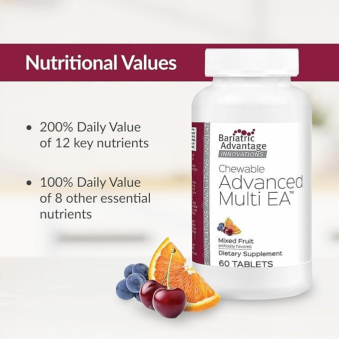 Bariatric Advantage Chewable Multi EA with Iron – 60 Count - Image 3