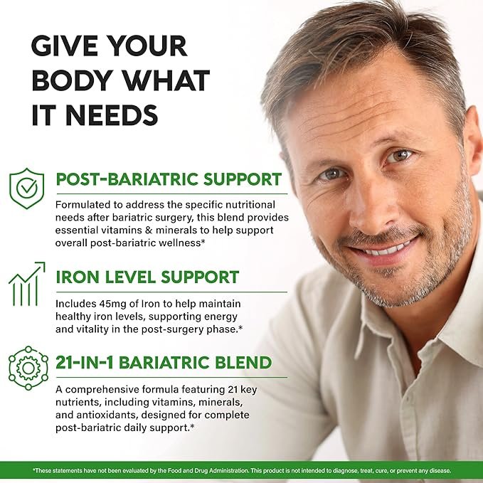 Bariatric Multivitamin with 45mg Iron - Image 3