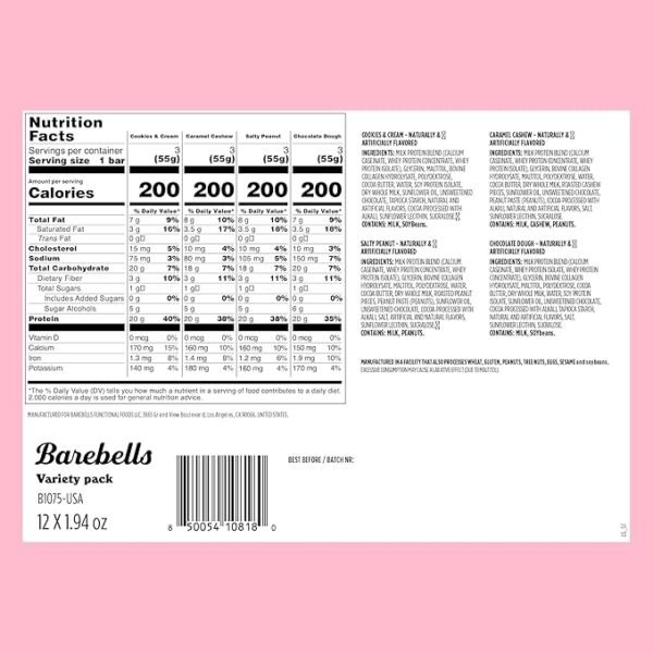 Barebells Protein Bars Variety Pack – 12 Count - Image 2