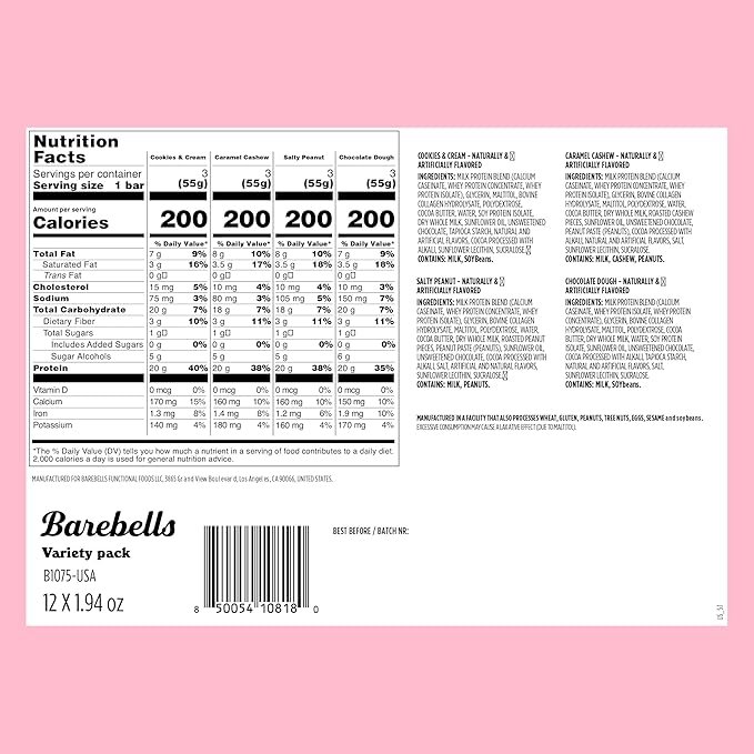 Barebells Protein Bars Variety Pack – 12 Count - Image 2