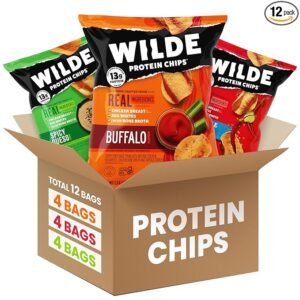 Wilde Protein Chips Spicy Variety – 12 Pack