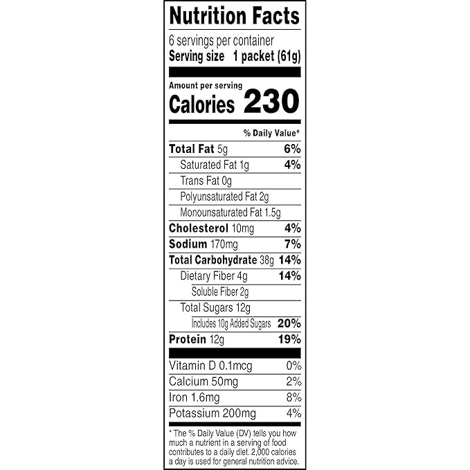 Protein Instant Oatmeal, Banana Nut - Image 2