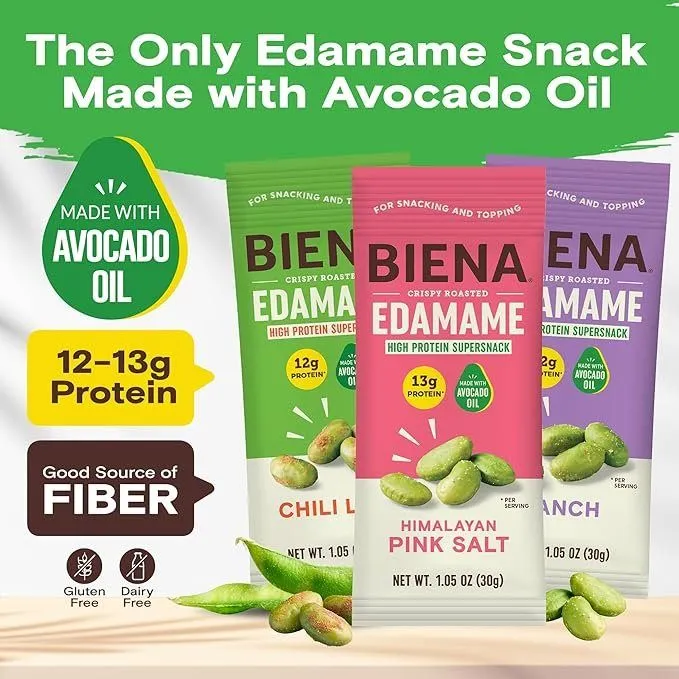 Biena Roasted Edamame Beans Variety 18 Pack - Image 5