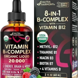 USDA Organic Liquid B-Complex Drops
