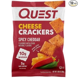 Quest Cheese Crackers Spicy Cheddar – 12 Pack