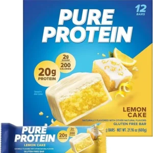 Pure Protein Bars Lemon Cake 12 Pack