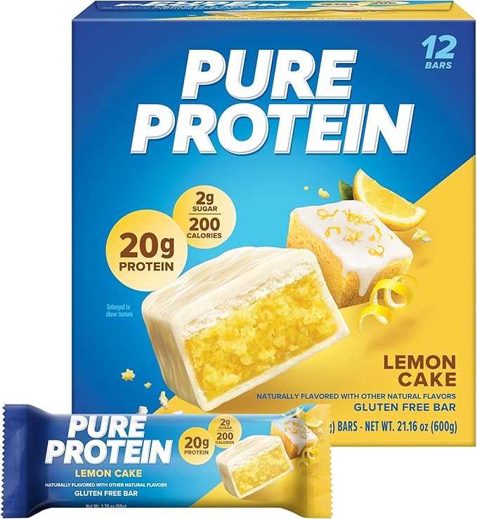 Pure Protein Bars Lemon Cake 12 Pack