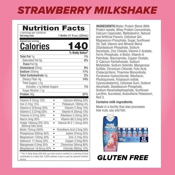 Pure Protein Shake Variety Pack 30g - Image 5