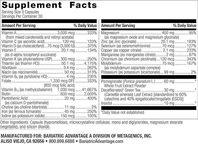 Bariatric Advantage Ultra Multivitamin with Iron - Image 2