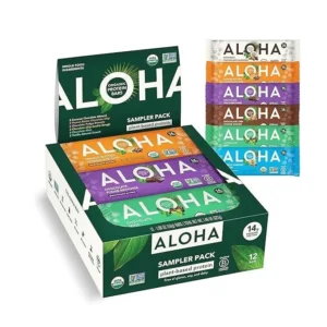 ALOHA Organic Protein Bars Variety Pack