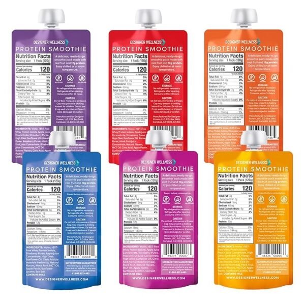 Designer Wellness Protein Smoothie Variety Pack - Image 5