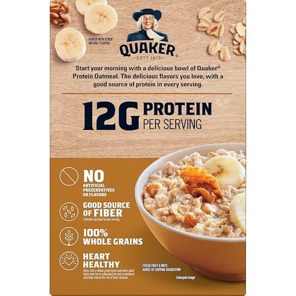 Protein Instant Oatmeal, Banana Nut - Image 7