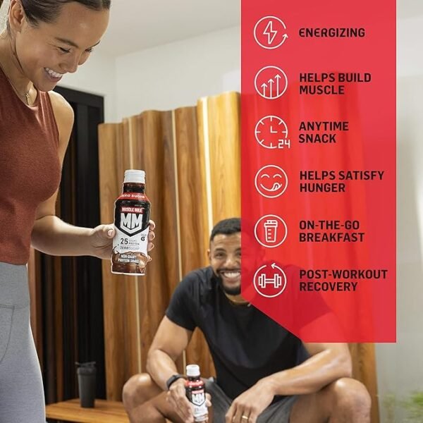 Muscle Milk Protein Shake Chocolate 25g - Image 4
